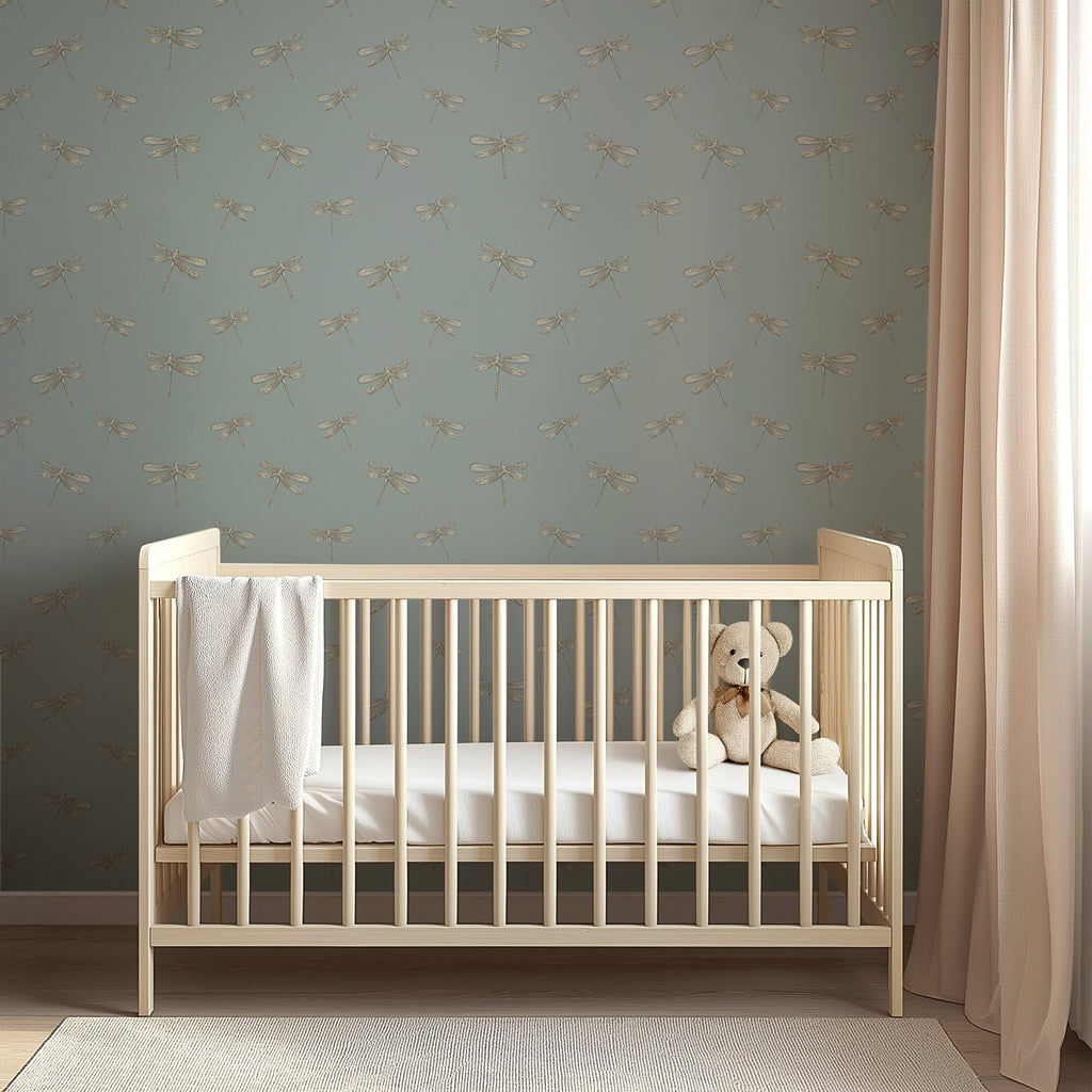Harlan Bohemian Removable Wallpaper in Sage and Beige