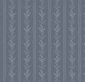 Janie Floral Wallpaper in Blue, White, Charcoal, and Cream