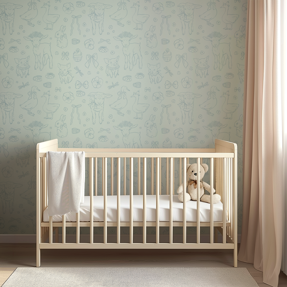 Charlotte Removable Peel and Stick Wallpaper for Home Decor