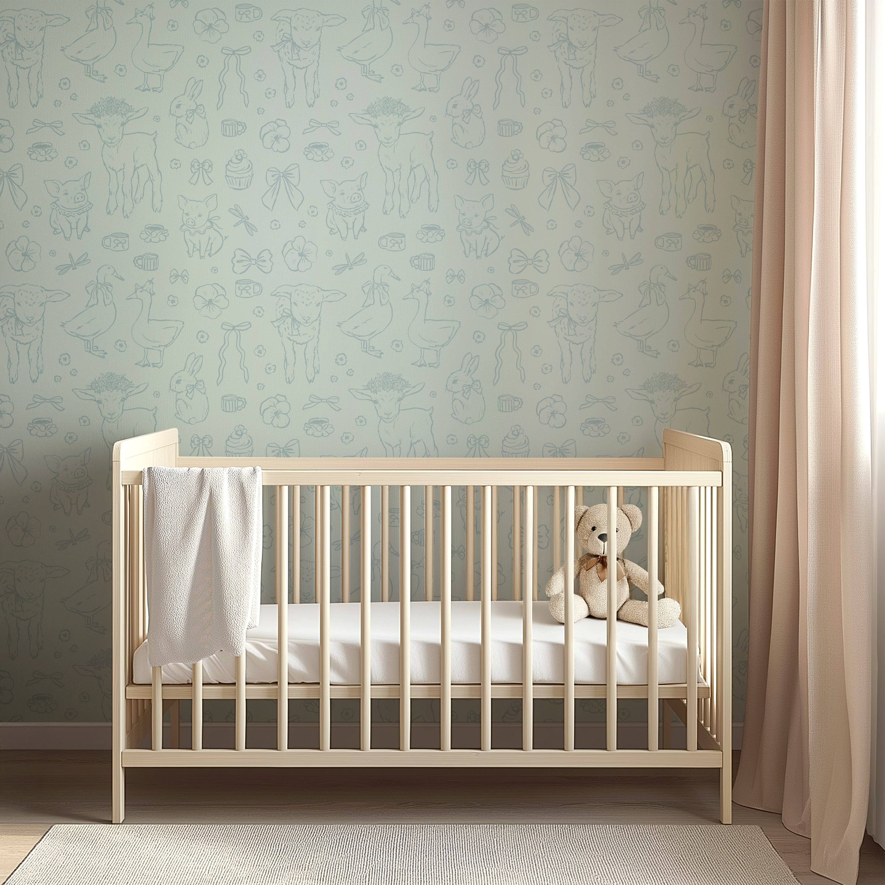 Charlotte Removable Peel and Stick Wallpaper for Home Decor
