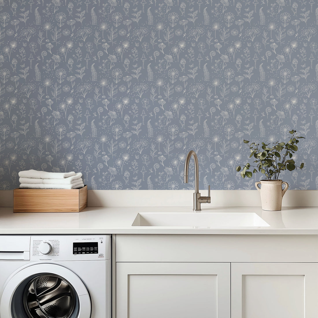 Kaila Peel and Stick Removable Wallpaper by Painted Hawk Design