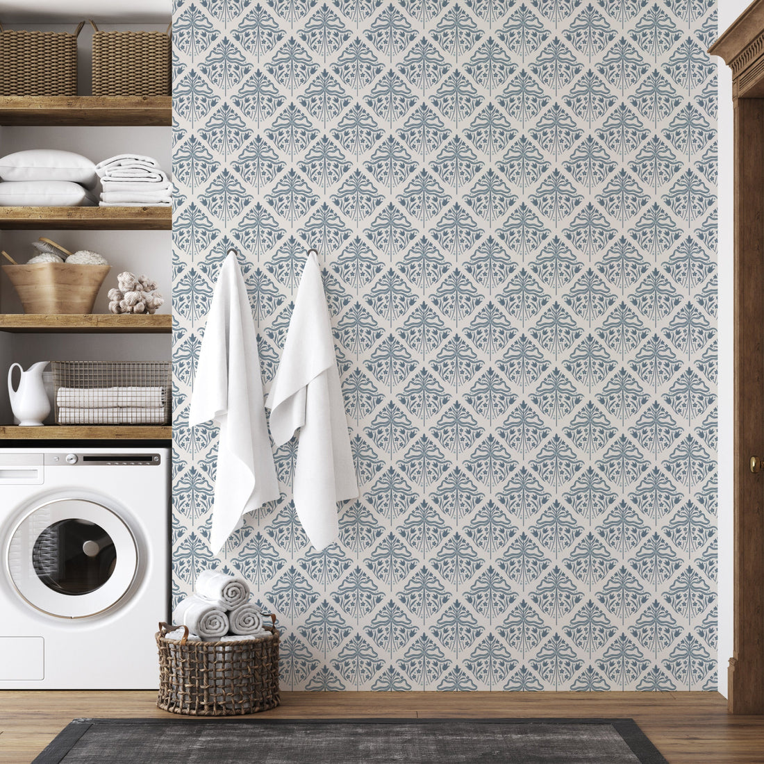 Dixie wallpaper pattern by The Beau Studio