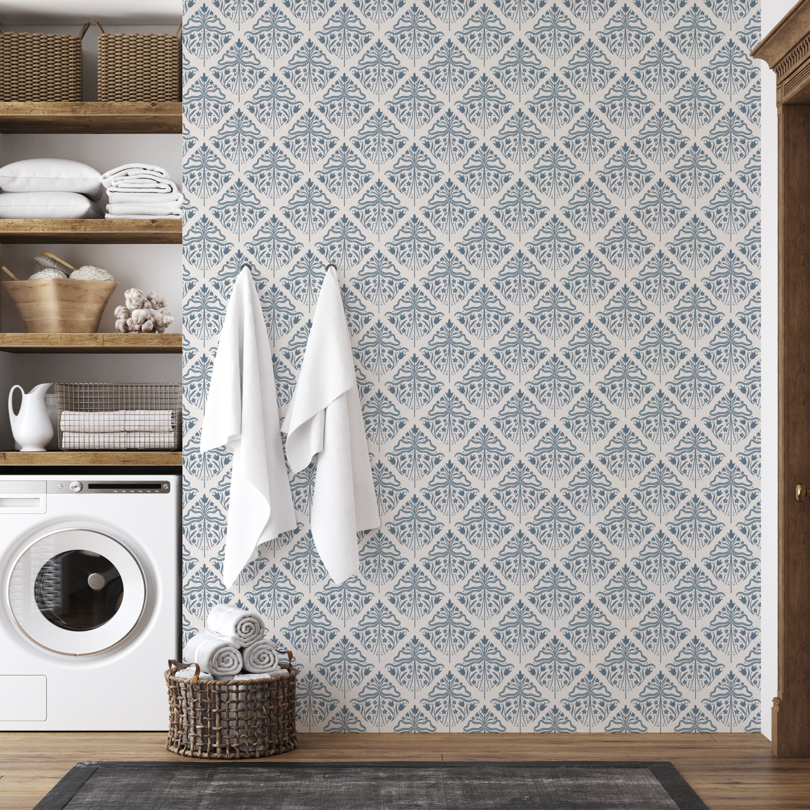 Dixie wallpaper pattern by The Beau Studio