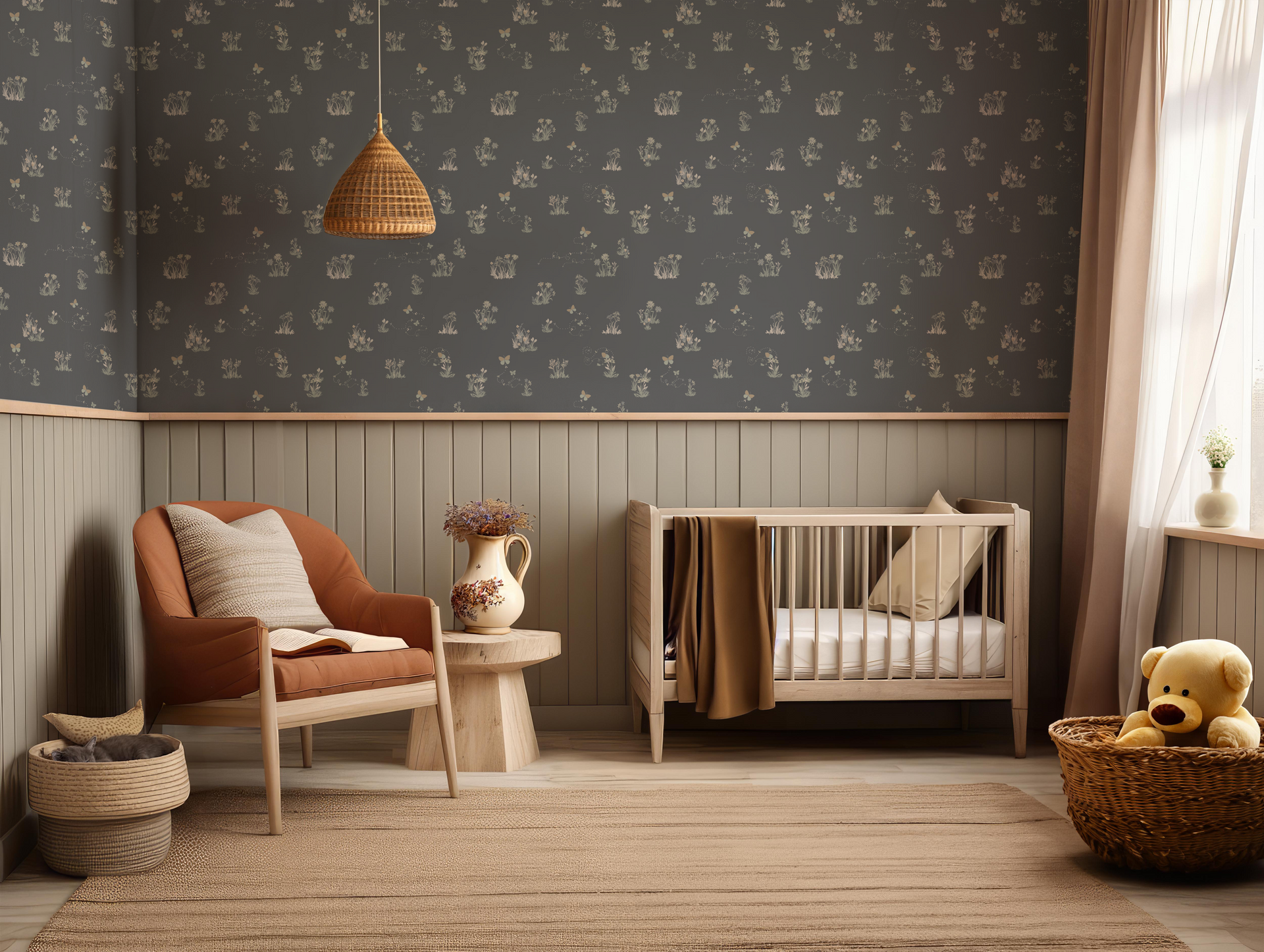 Serephina Designer Removable Peel and Stick Wallpaper