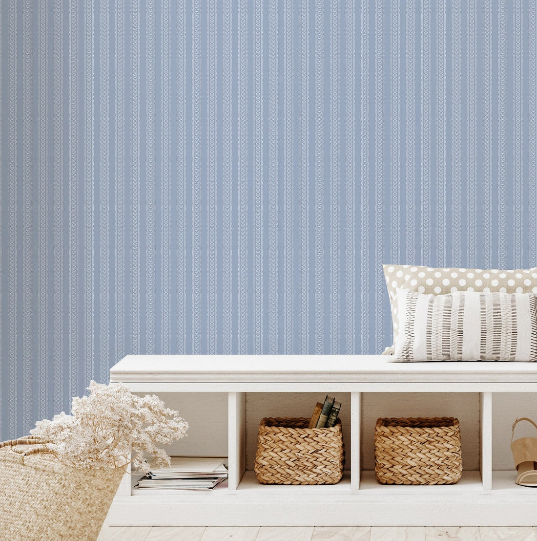 Elovie wallpaper design by Quirky Paisley Designs featuring a unique pattern for home wall decor.