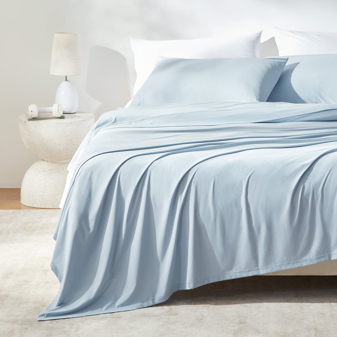 Cool Zone Performance Cooling Sheet Set Light Blue - Image 2