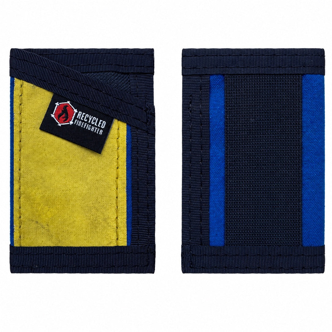 Minimalist Bunker Gear Front Pocket Wallet - Tan, Black, Red