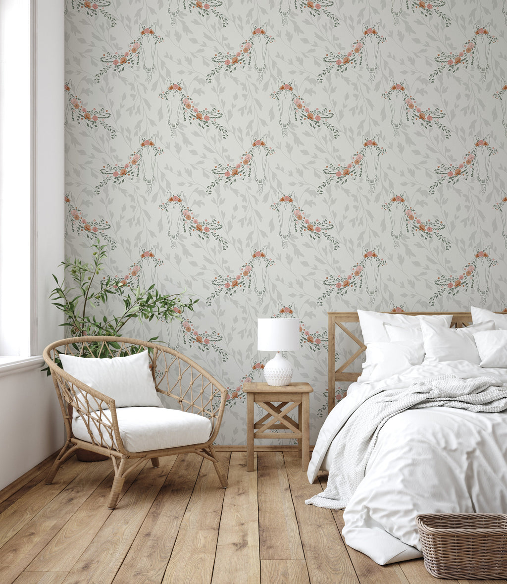 Trixie Removable Peel and Stick Wallpaper by Hearten Design