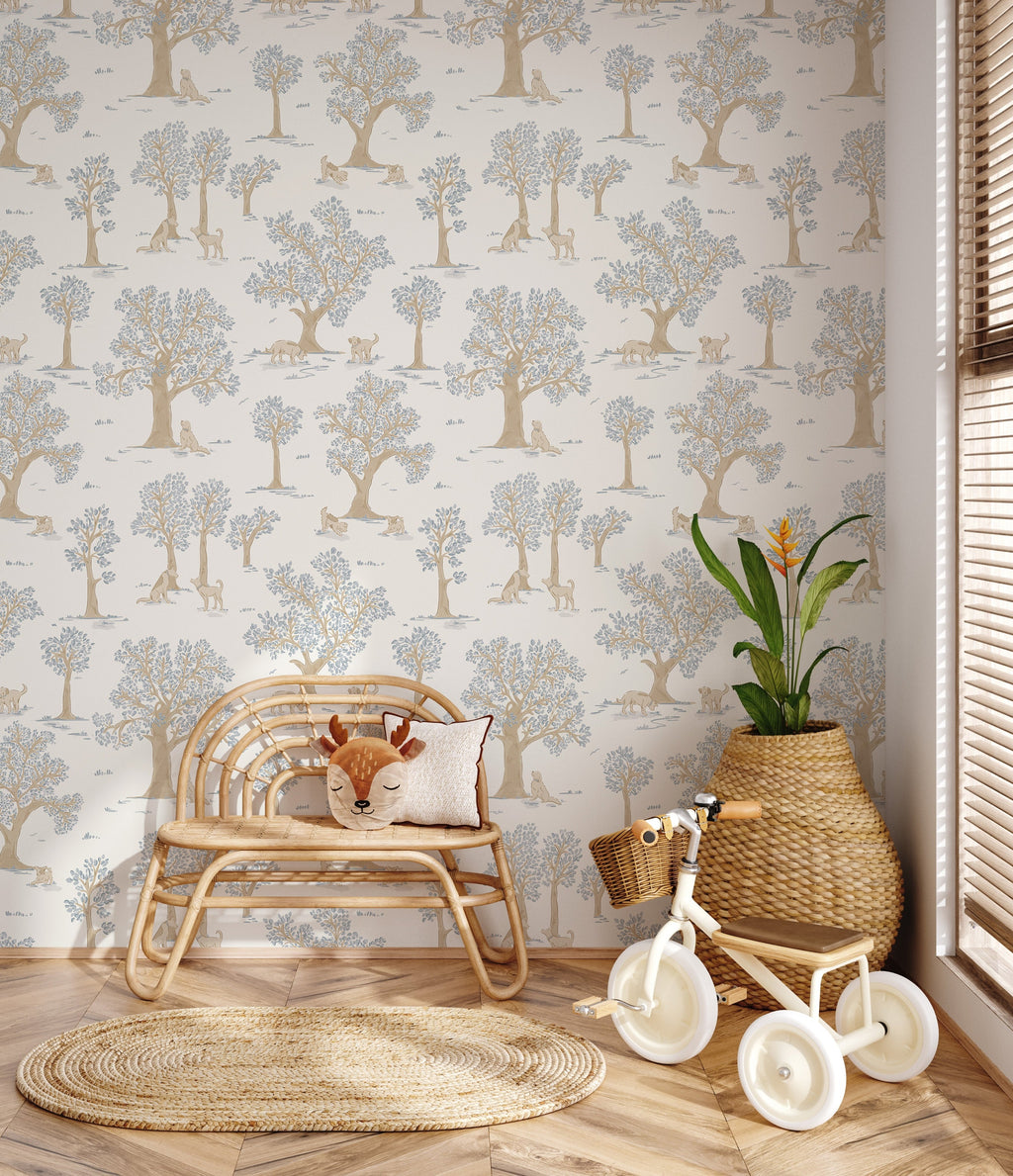 Camden Removable Peel and Stick Wallpaper by Beeky Illustration