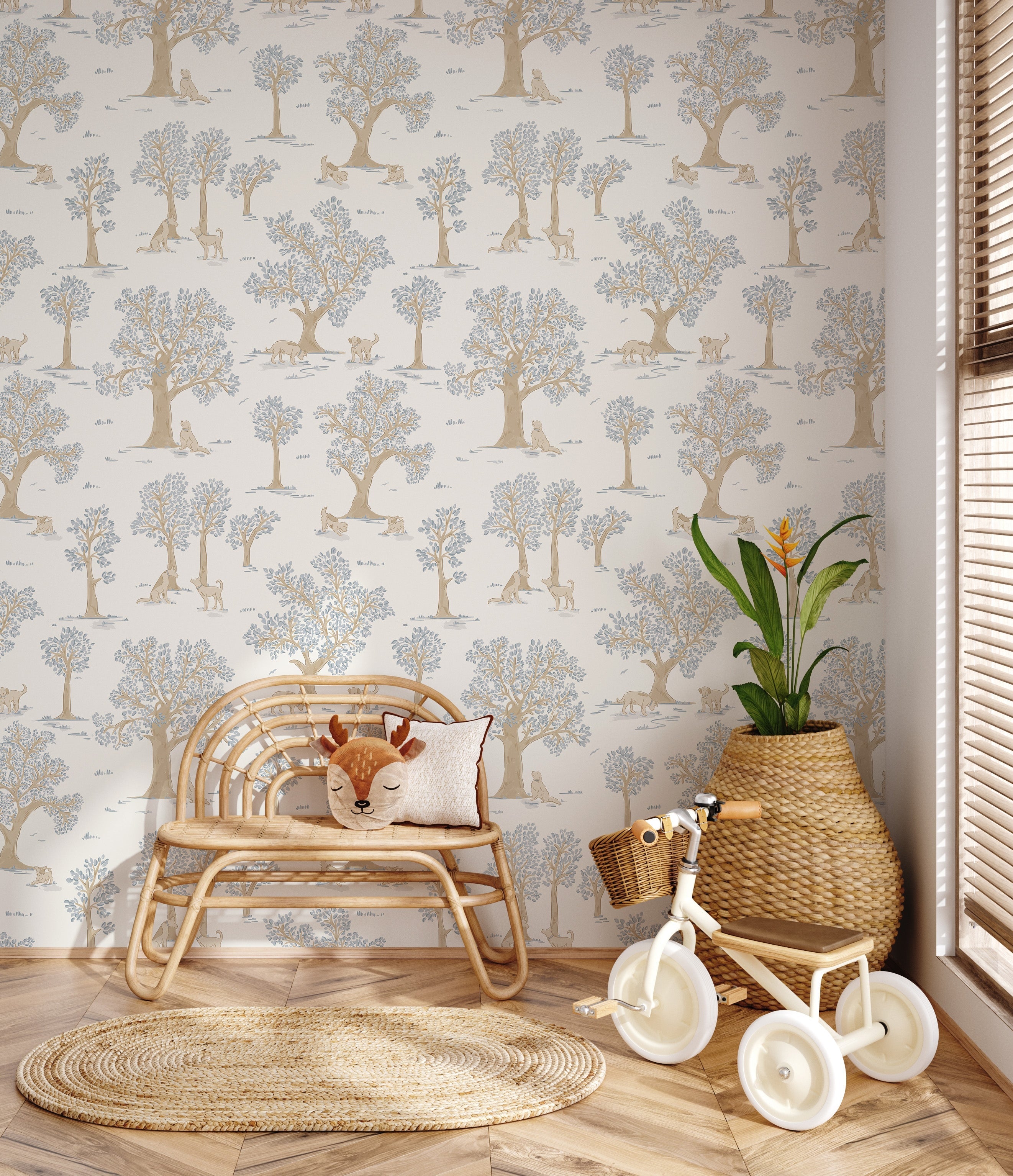 Camden Removable Peel and Stick Wallpaper by Beeky Illustration