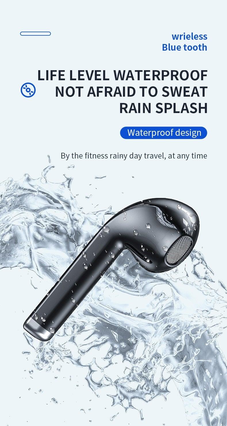 Bluetooth 5.0 Wireless Earbuds with LED Charging Case, 9D Stereo