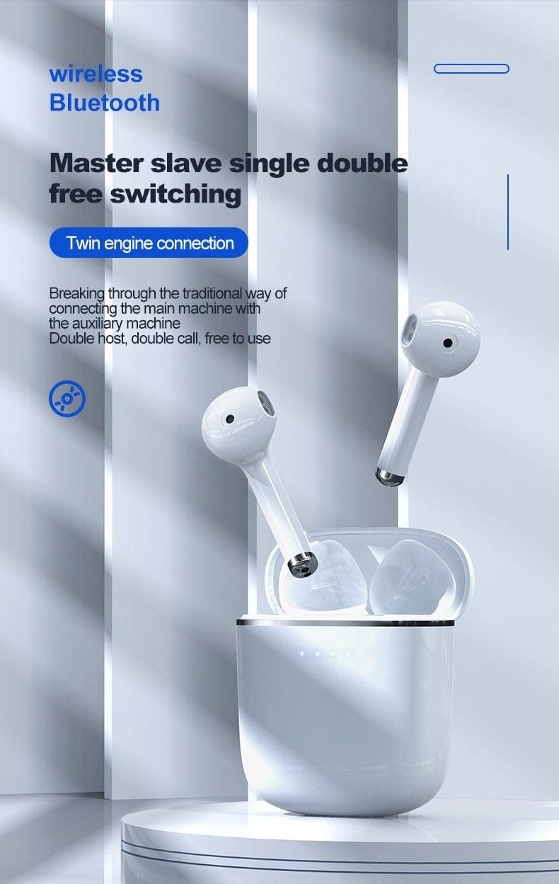 Bluetooth 5.0 Wireless Earbuds with LED Charging Case, 9D Stereo