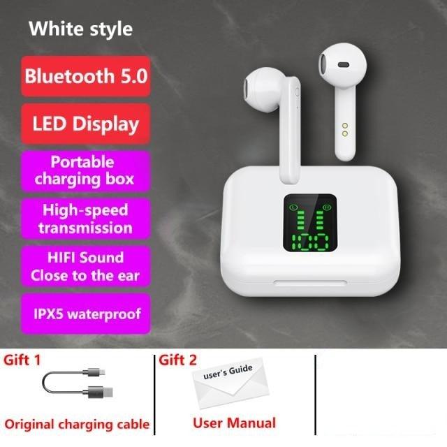 Bluetooth 5.1 Wireless Sports Earphones with Microphone & Bass