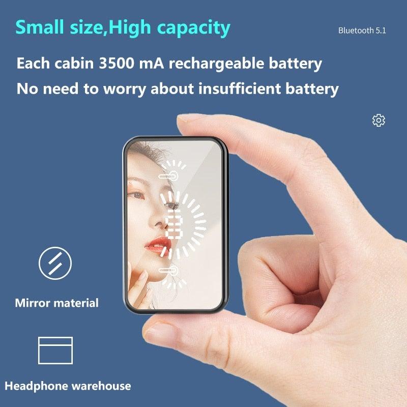 Bluetooth 5.1 Wireless Sports Earphones with Microphone & Bass