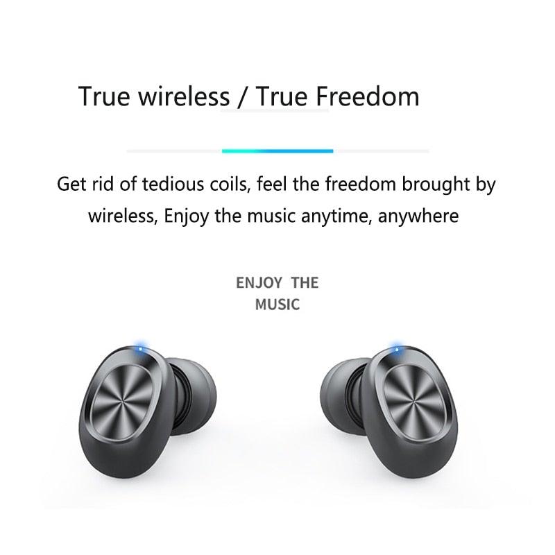 Wireless Bluetooth 5.0 Touch Control Earbuds with LED Display