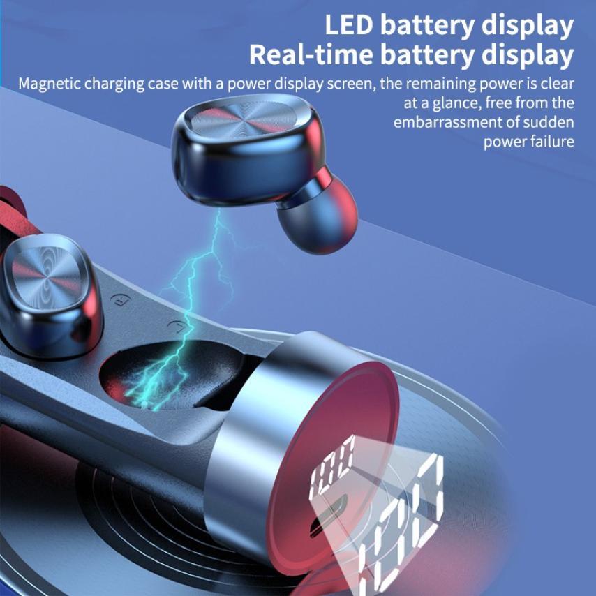 Wireless Bluetooth 5.0 Touch Control Earbuds with LED Display