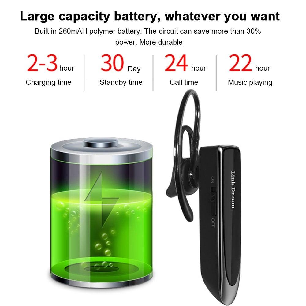 Bluetooth 5.0 Wireless Handsfree Headset with 24-Hour Battery Life - additional view 10
