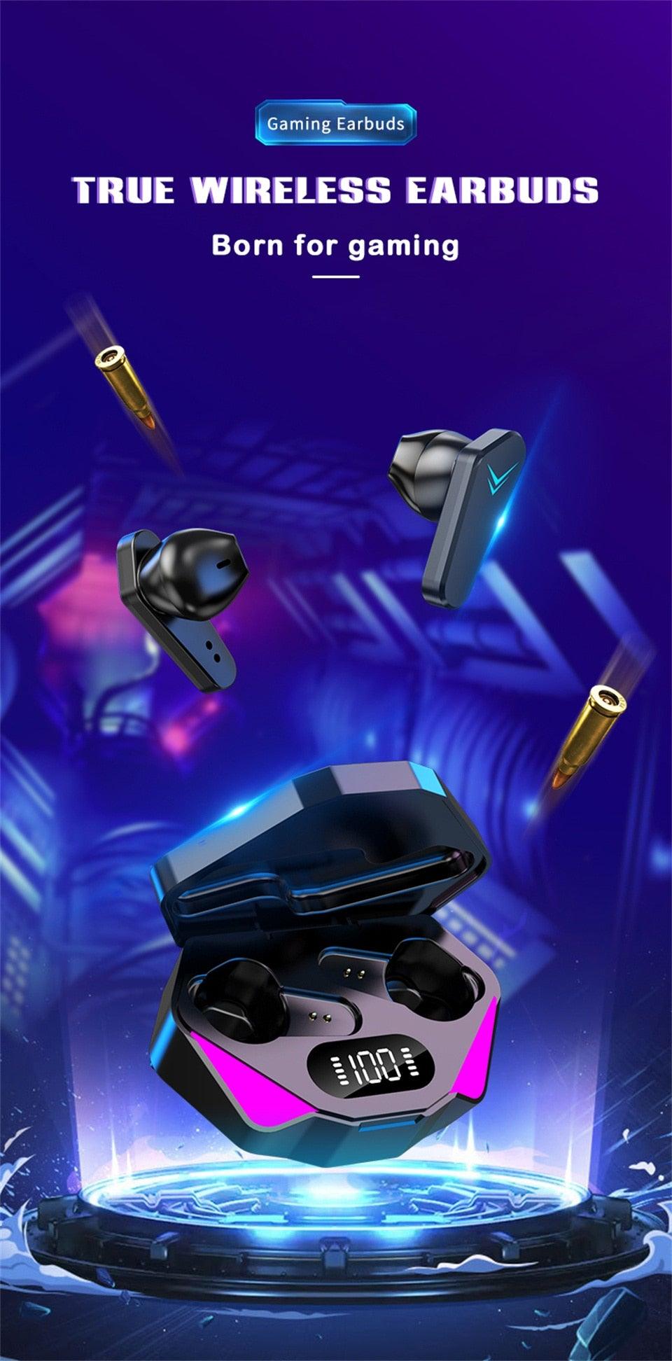Low Latency Wireless Gaming Earbuds with Touch Control