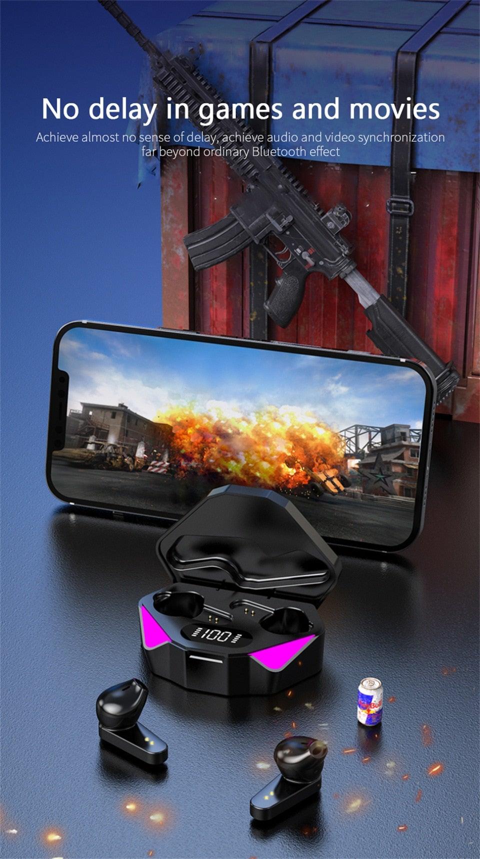 Low Latency Wireless Gaming Earbuds with Touch Control