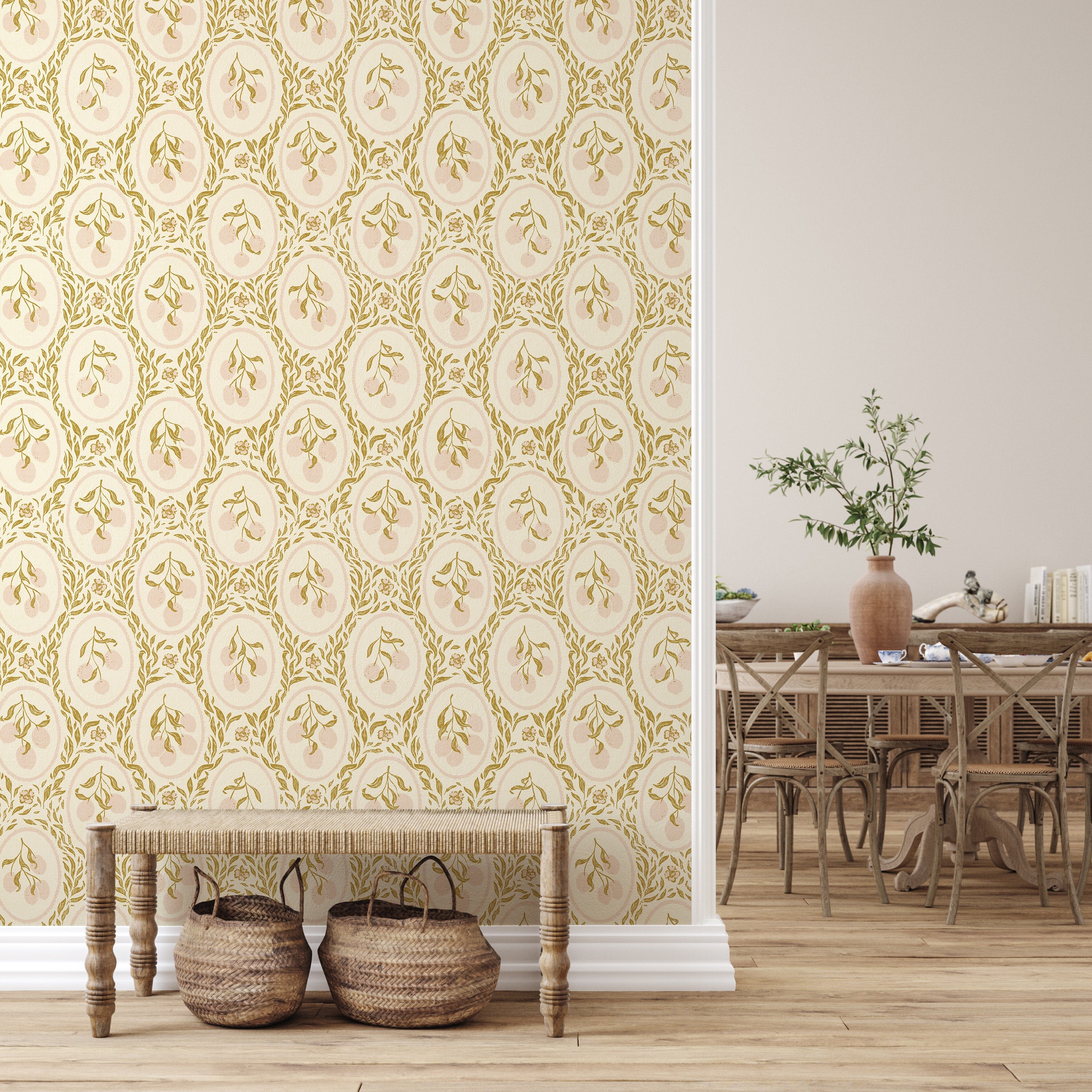 Citrine Wallpaper by Biba Nima Design