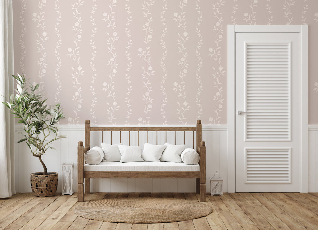 Rosalee Peel and Stick Removable Wallpaper by The Feral Flower