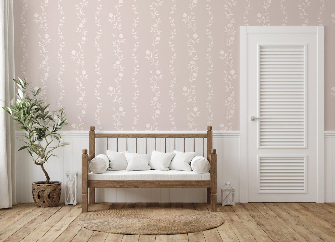 Rosalee Peel and Stick Removable Wallpaper by The Feral Flower