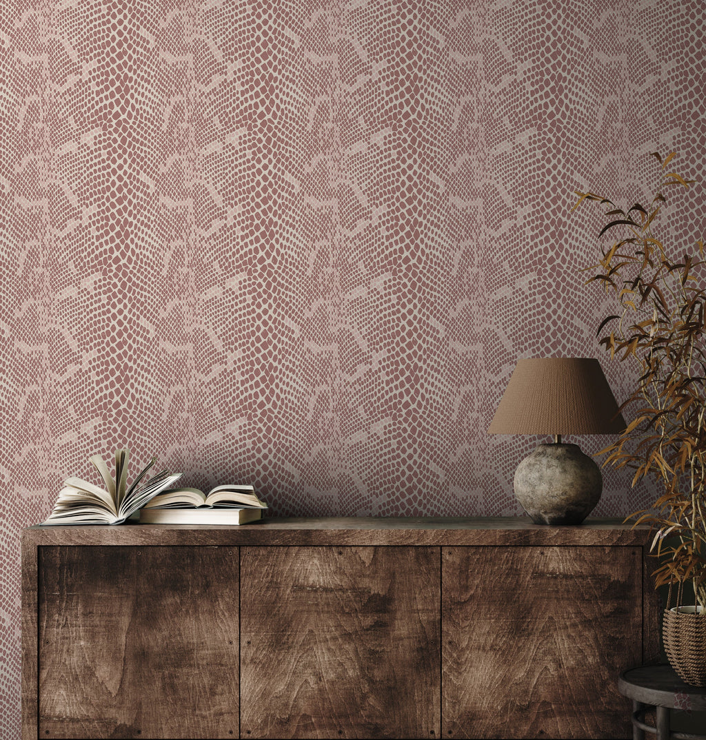 Salazar Animal Print Removable Wallpaper in Beige, Brown and Grey