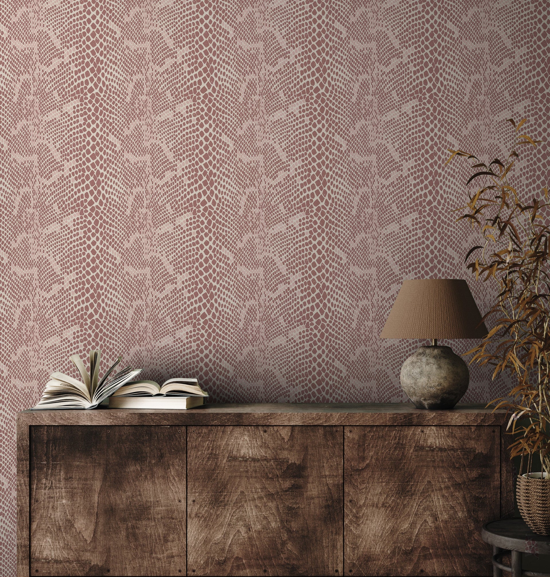 Salazar Animal Print Removable Wallpaper in Beige, Brown and Grey