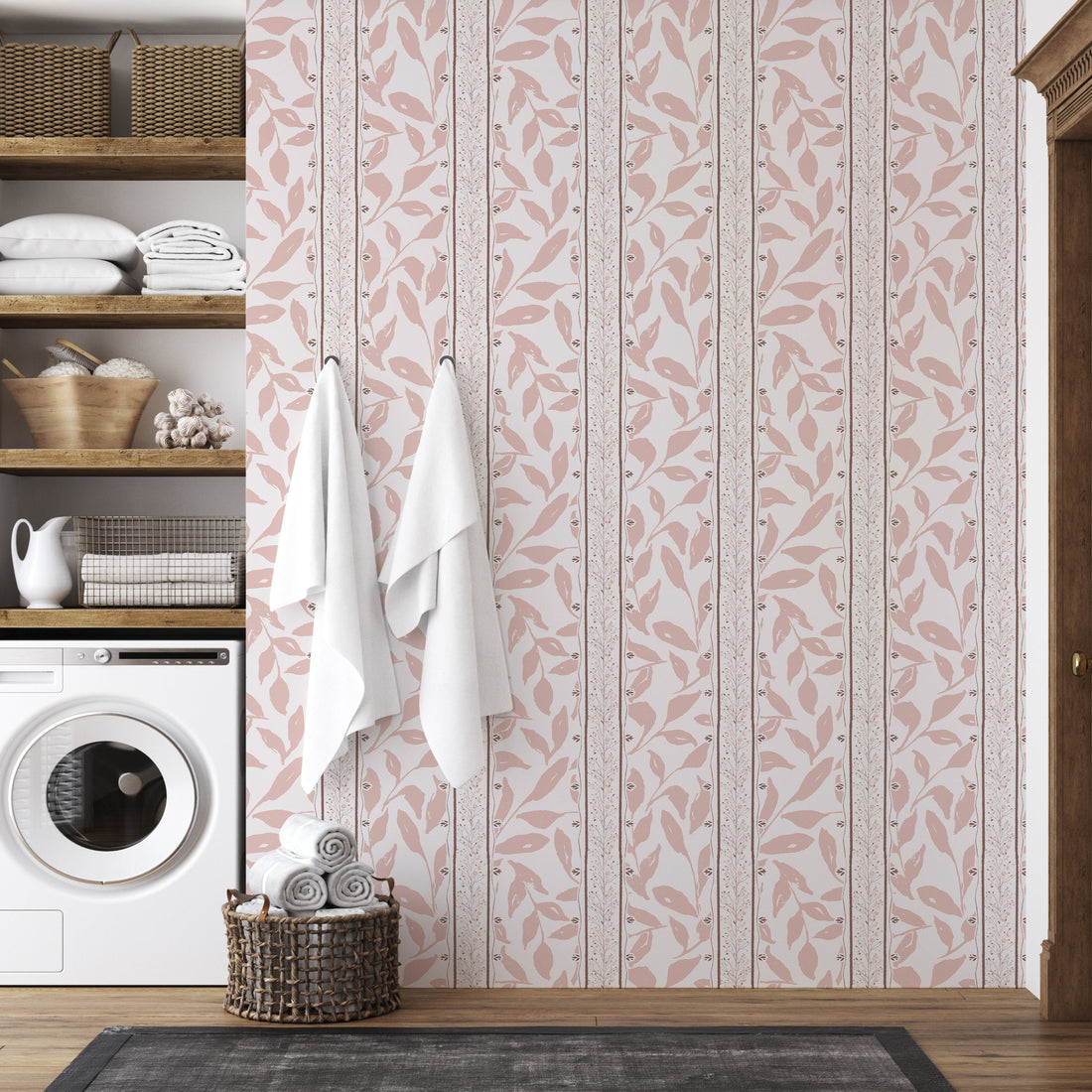 Townes wallpaper pattern by Rusky Rose by Amy for interior wall decoration