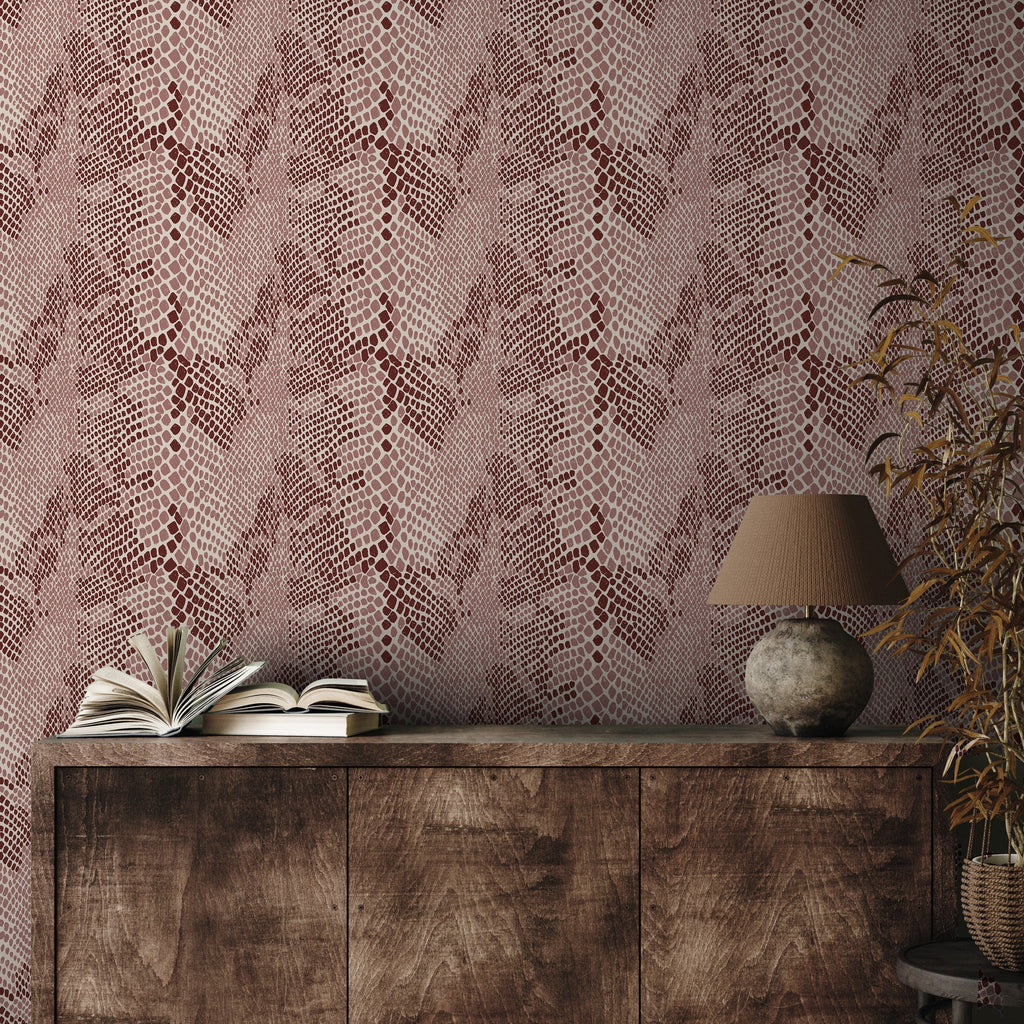 Salazar Animal Print Removable Wallpaper in Beige, Brown and Grey