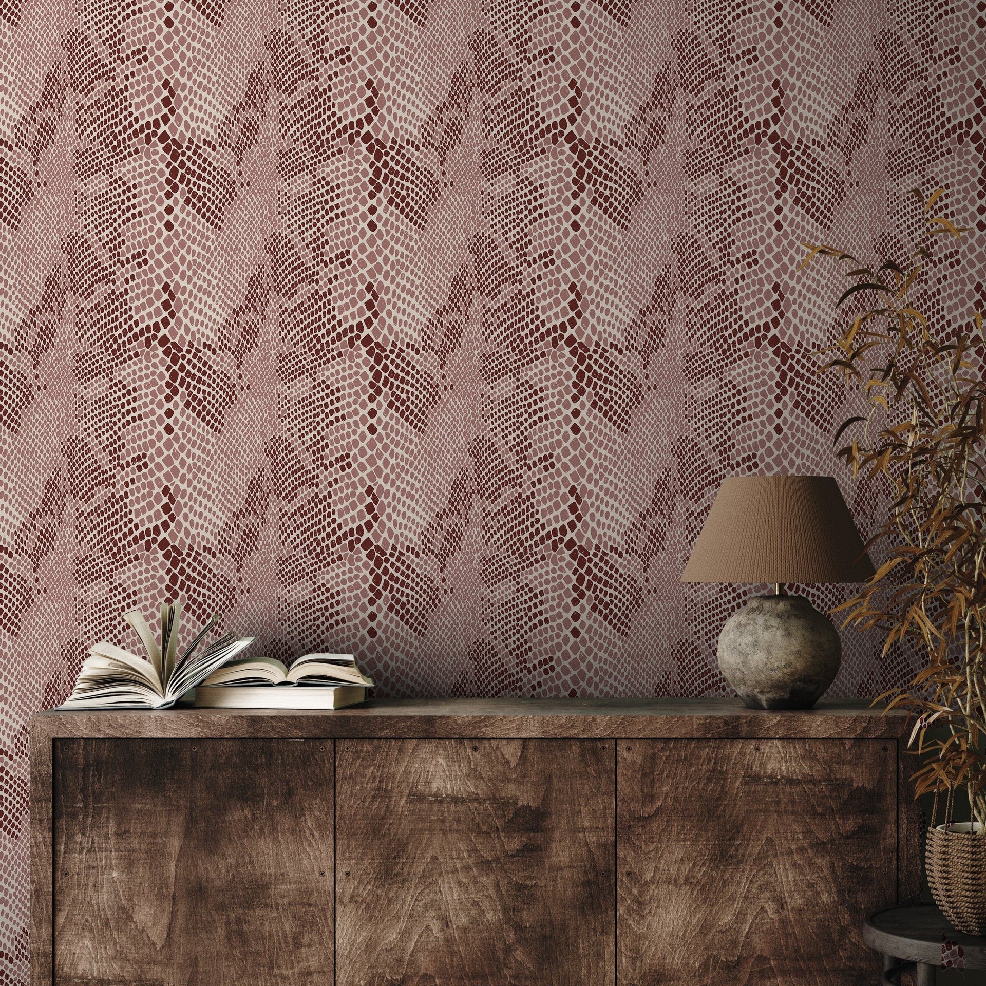 Salazar Animal Print Removable Wallpaper in Beige, Brown and Grey