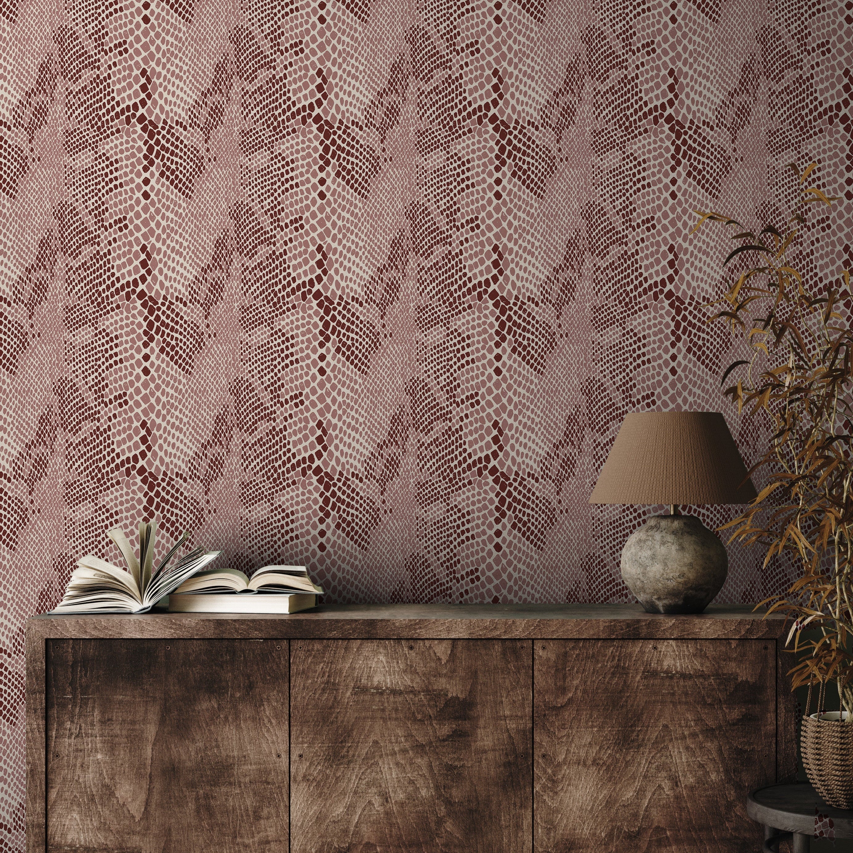 Salazar Animal Print Removable Wallpaper in Beige, Brown and Grey