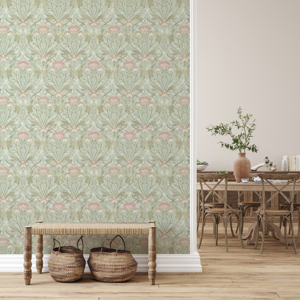 Morris Peel and Stick Removable Wallpaper for Stylish Interiors