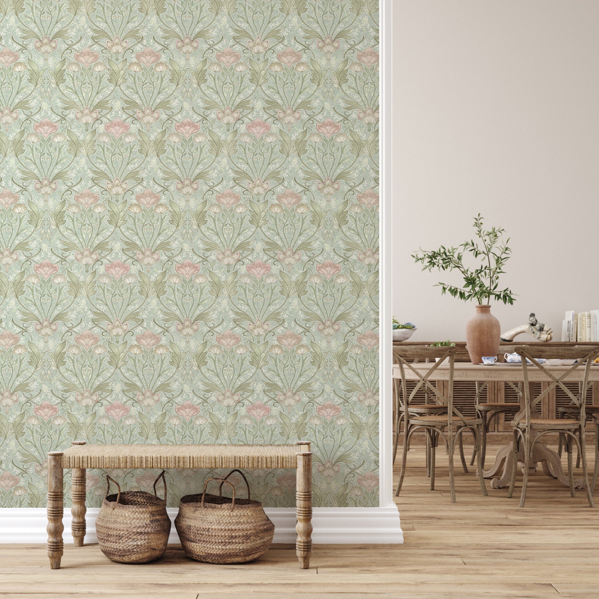 Morris Peel and Stick Removable Wallpaper for Stylish Interiors