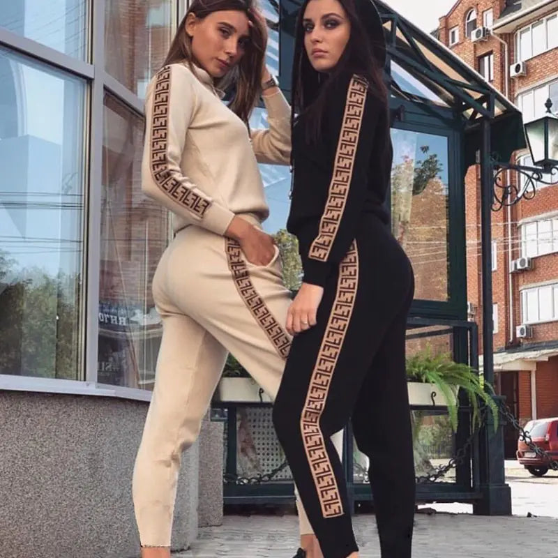 Autumn Winter Set: Fashion Hoodie and Casual Pants