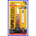 BMB Super Lace Wig Glue tube kit with applicator brush and wooden stick