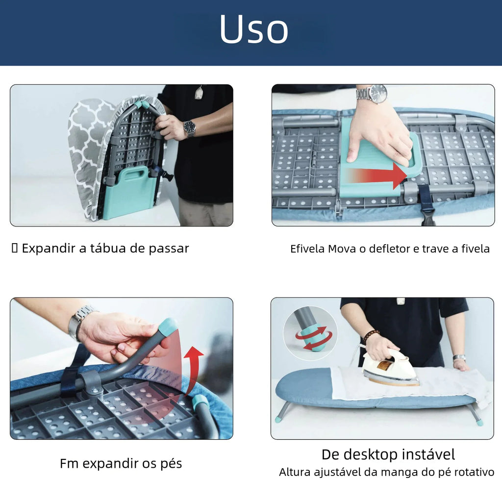 Mini Foldable Ironing Board - Compact & Portable Design