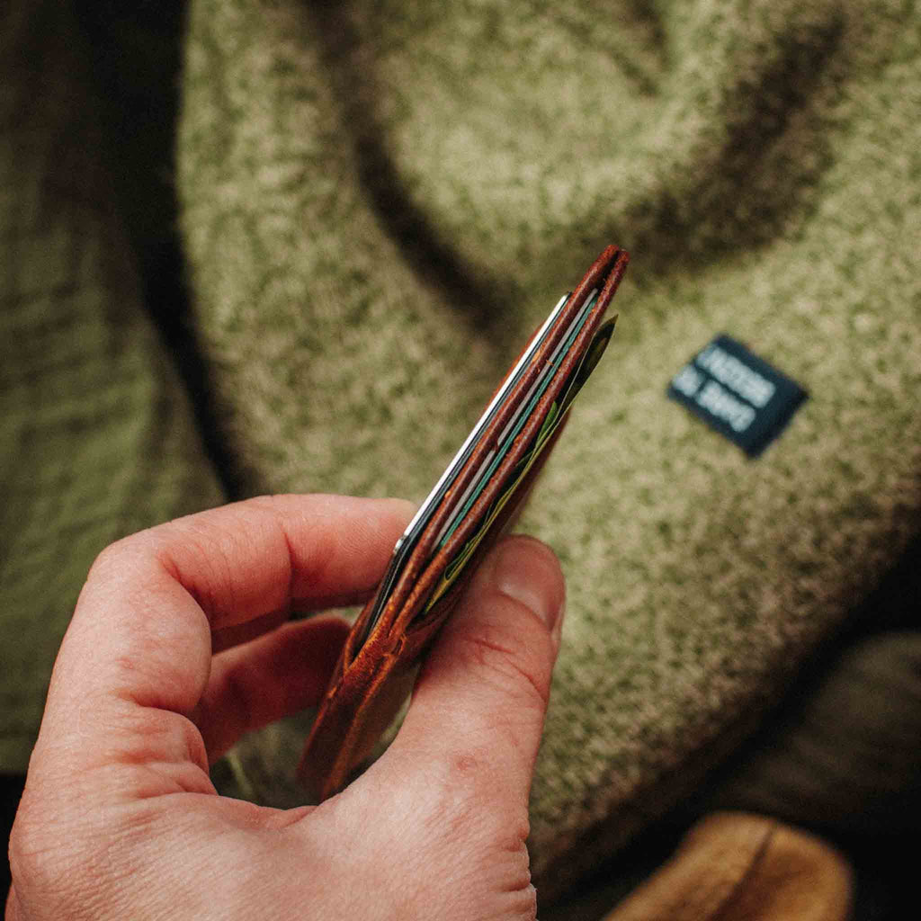 Slim Leather Wallet - Boatswain v3 | Minimalist Card Holder | EDC