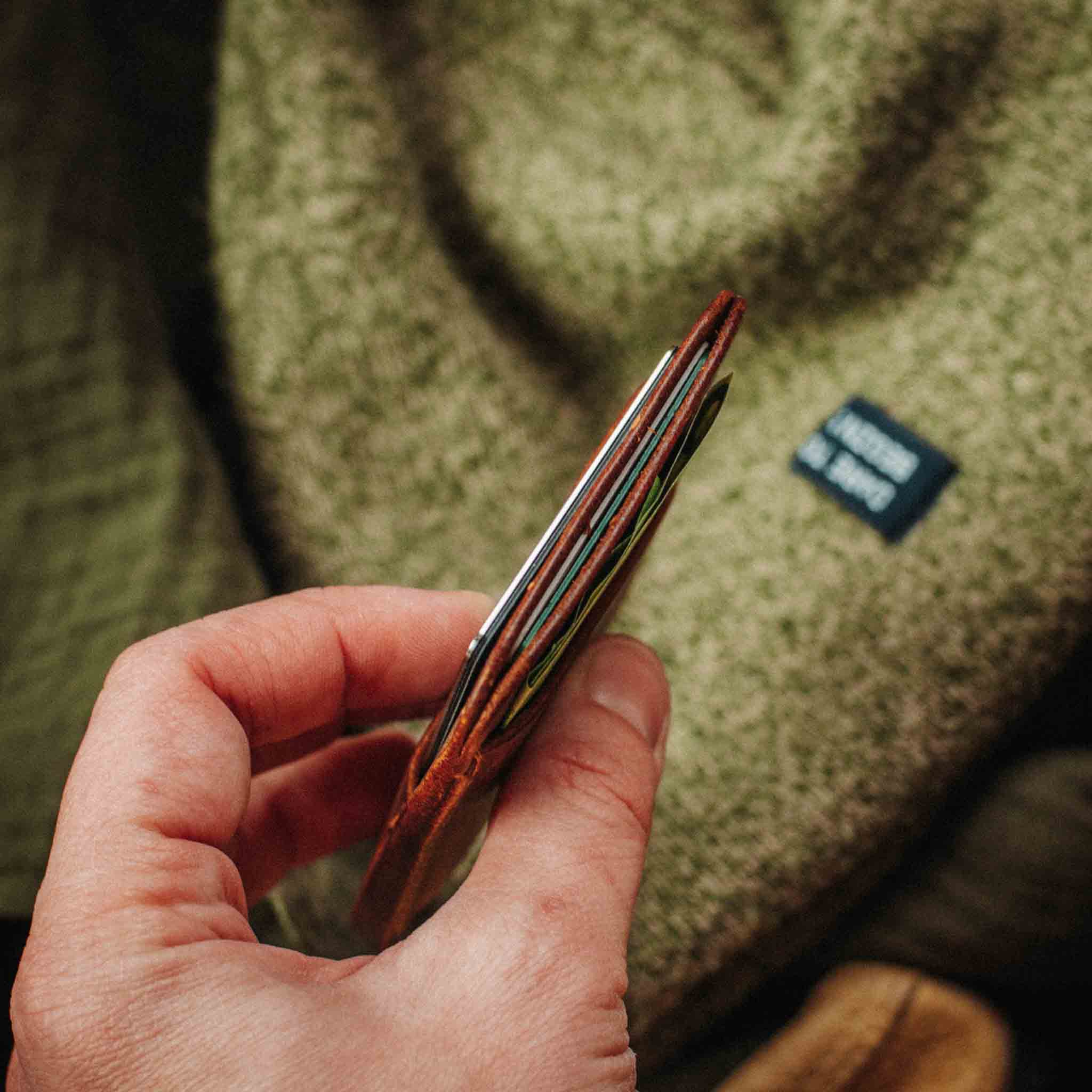 Slim Leather Wallet - Boatswain v3 | Minimalist Card Holder | EDC