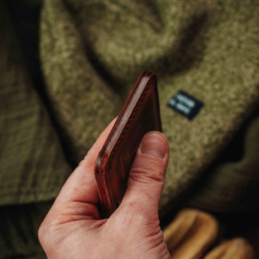 Slim Leather Wallet - Boatswain v3 | Minimalist Card Holder | EDC