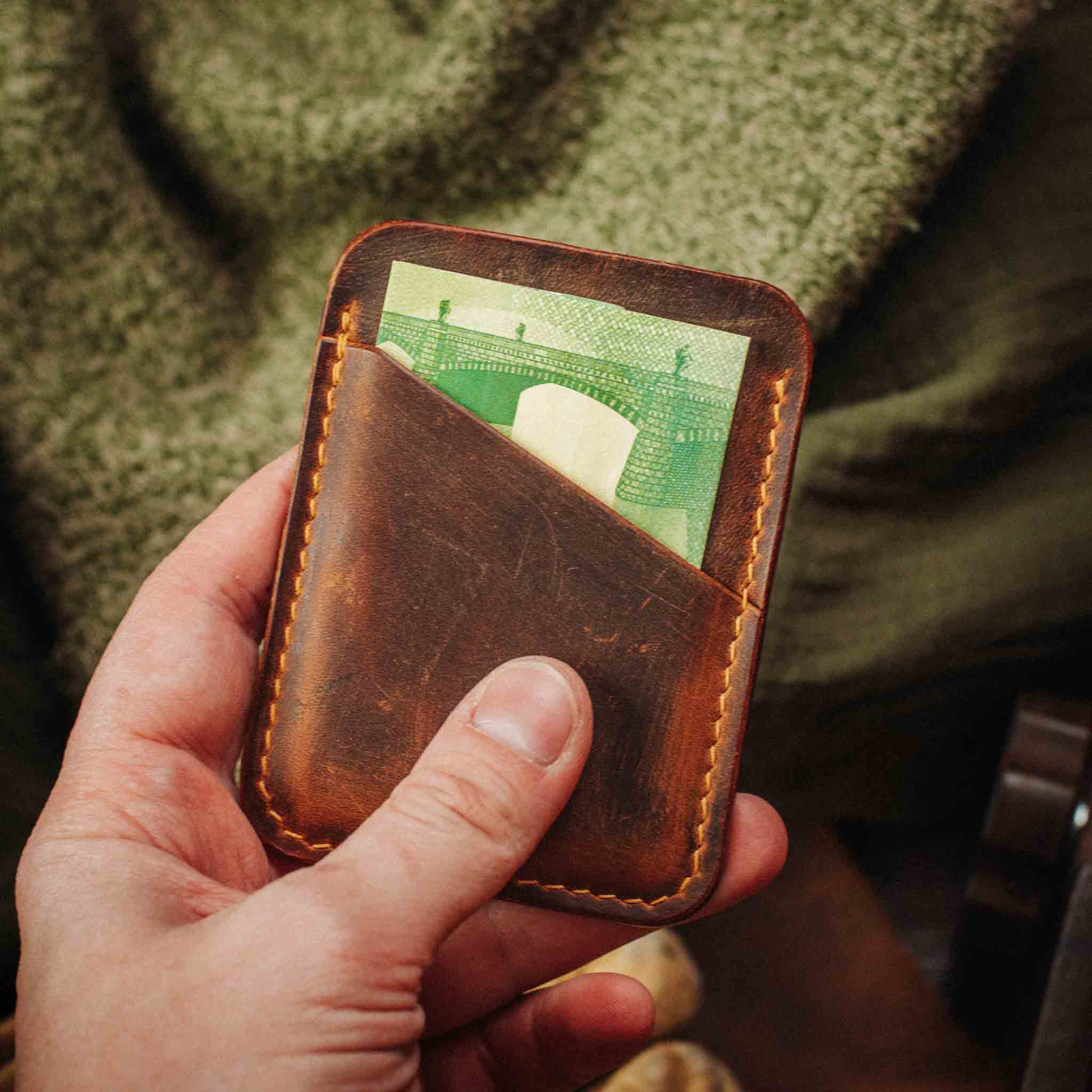 Slim Leather Wallet - Boatswain v3 | Minimalist Card Holder | EDC
