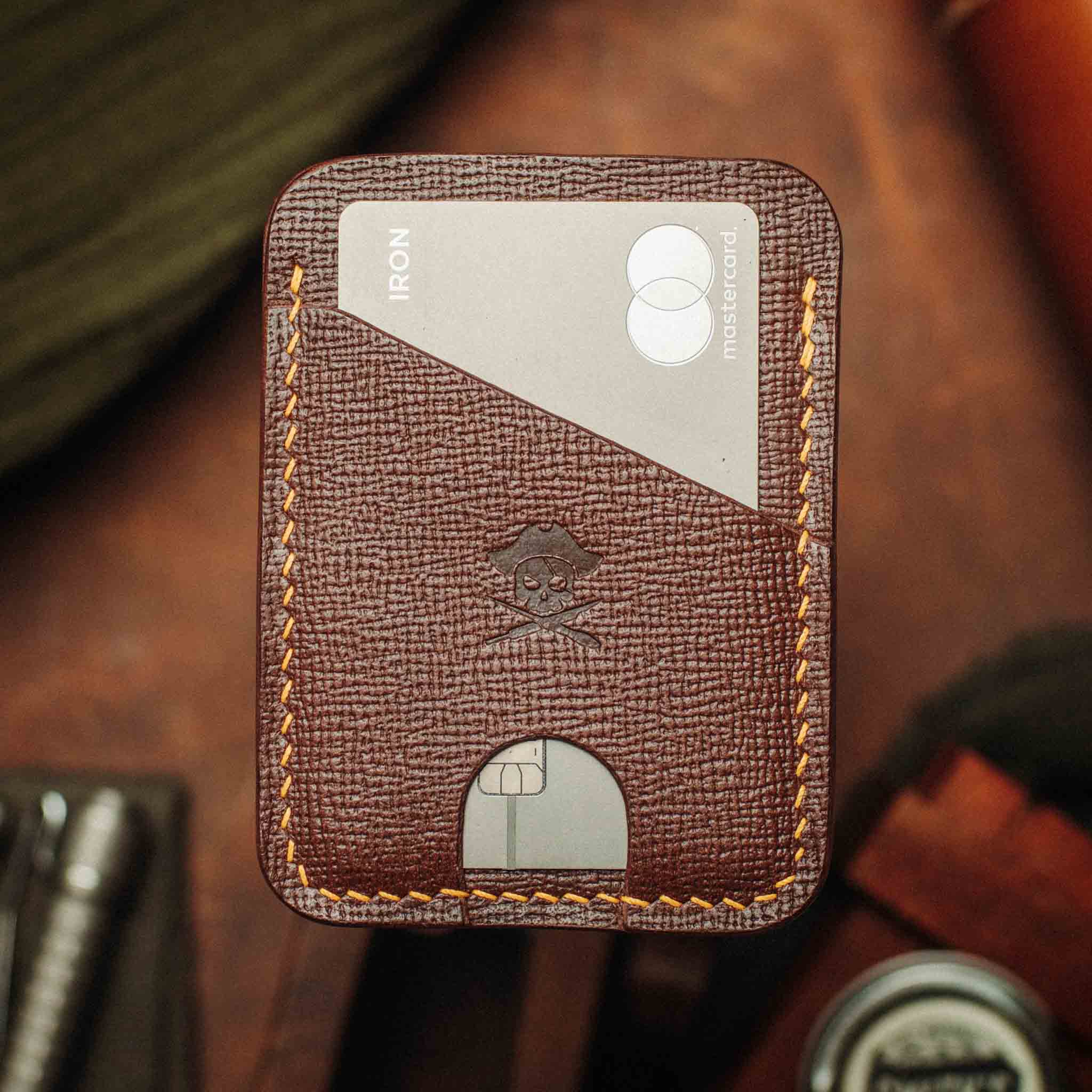 Minimalist Leather Wallet - Boatswain v4 | Slim Card Holder | EDC