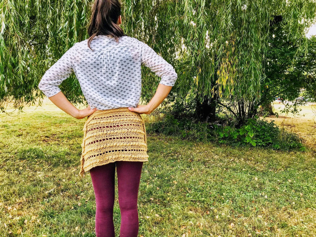 Bobble Wrap Skirt Crochet Kit - DIY Organic Cotton Craft Project