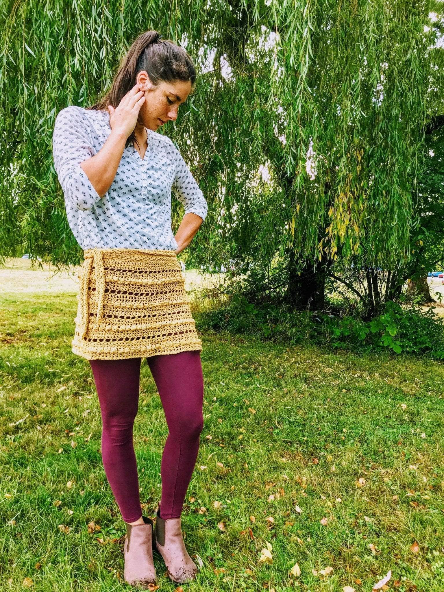 Bobble Wrap Skirt Crochet Pattern for Intermediate Crafters