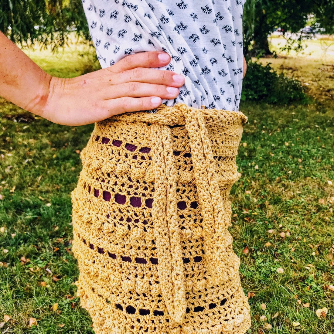Bobble Wrap Skirt Crochet Pattern for Intermediate Crafters