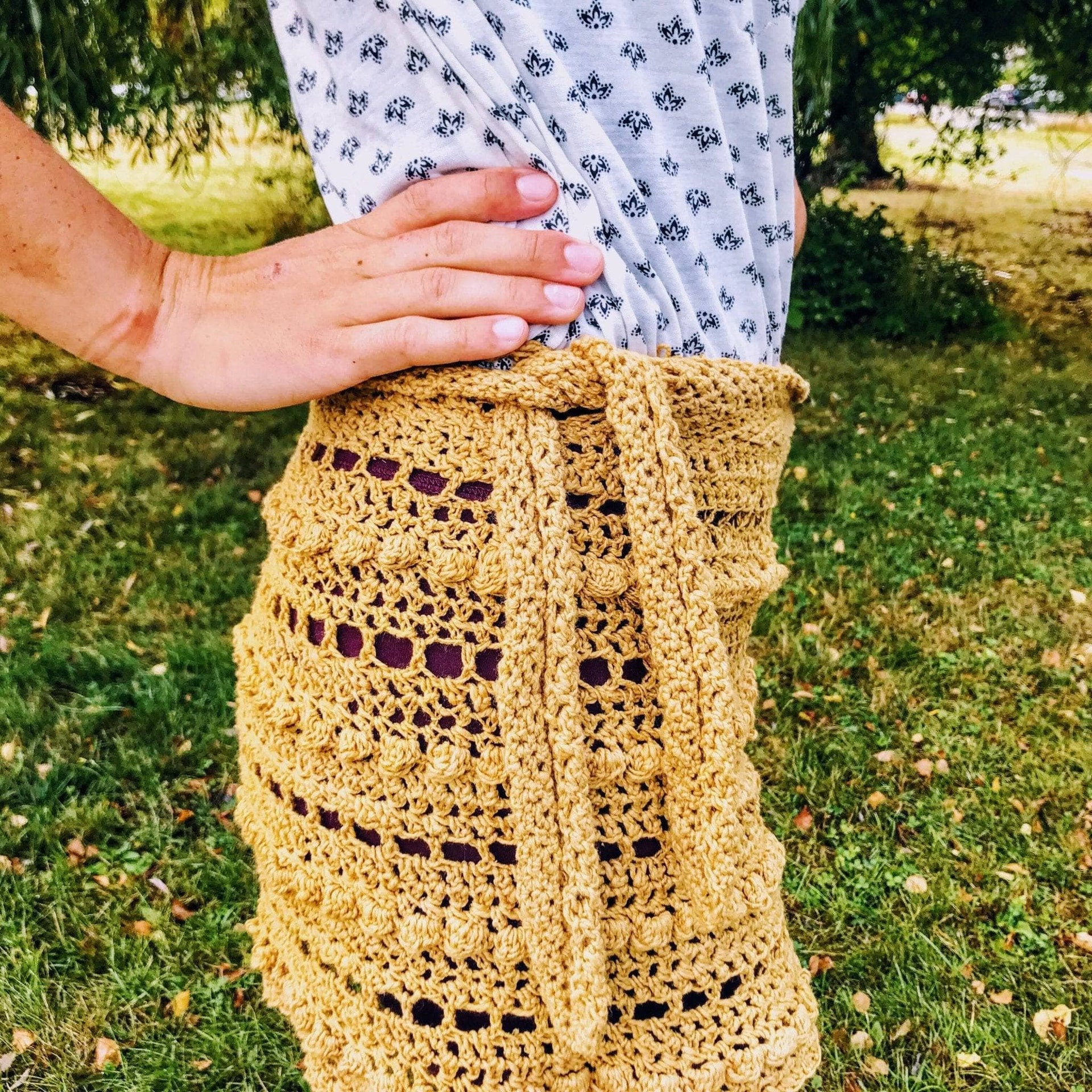 Bobble Wrap Skirt Crochet Pattern for Intermediate Crafters