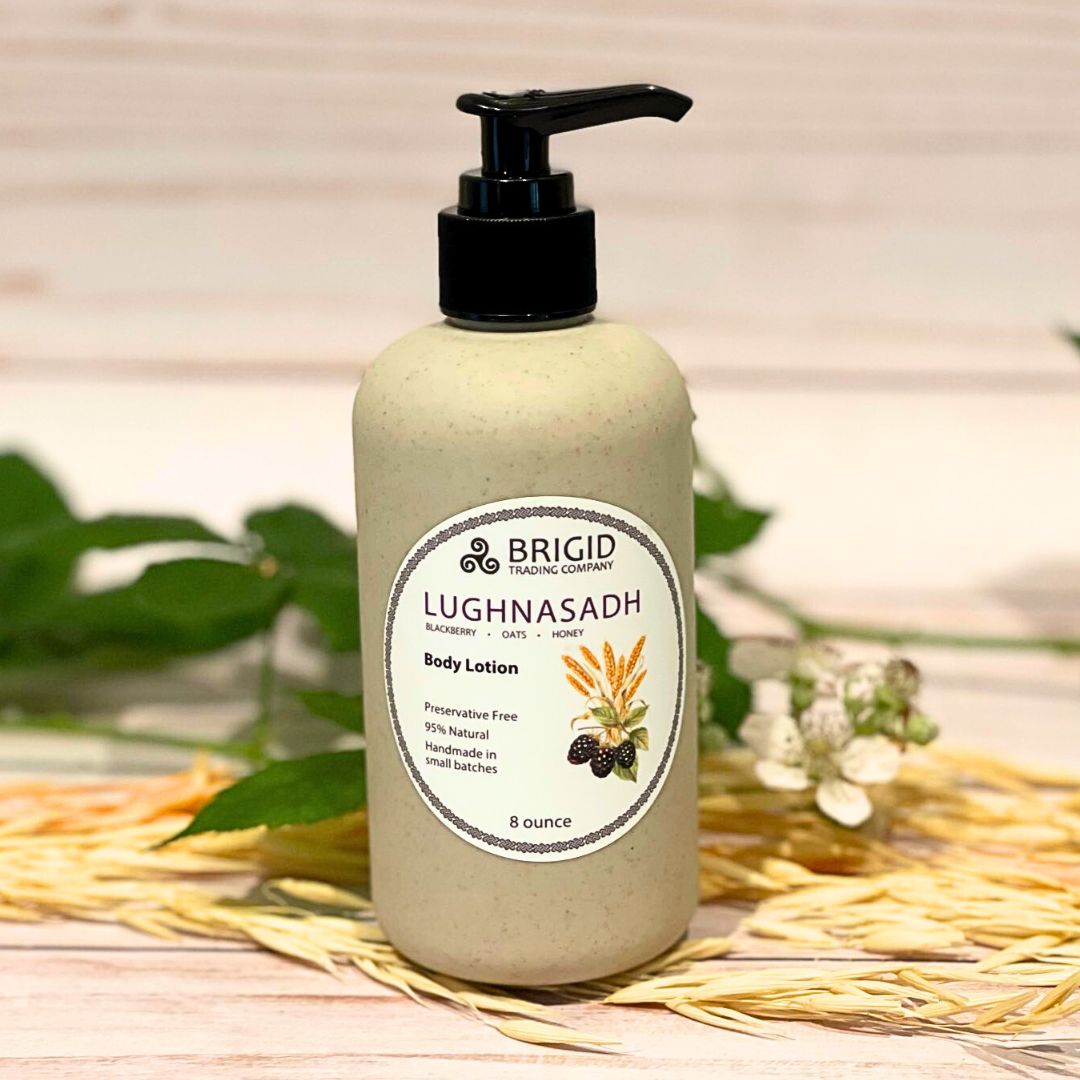 Lughnasadh Natural Body Lotion - Blackberry, Oats, and Honey