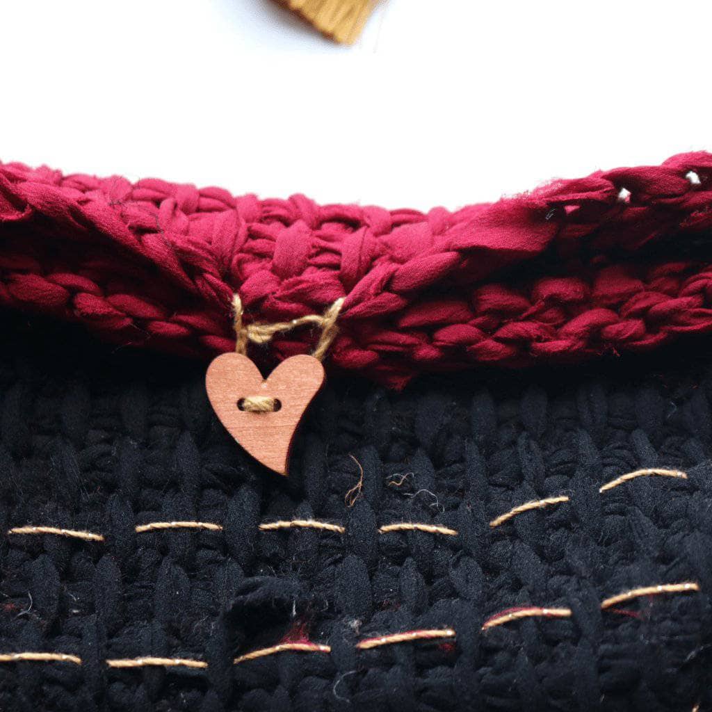 Boho Tunisian Crochet Clutch Pattern for Beginners and Experts