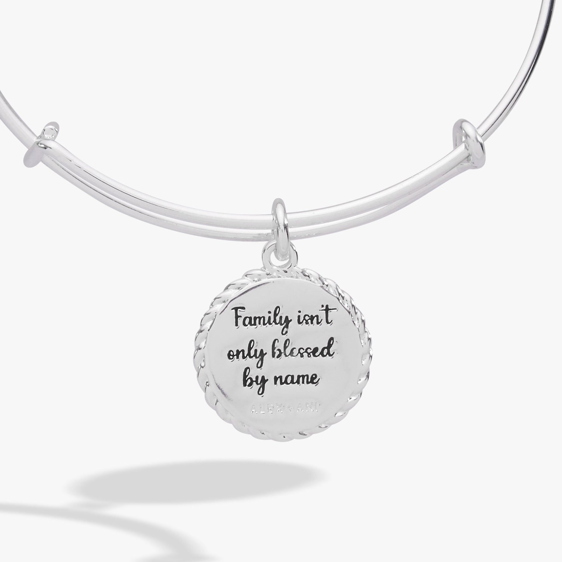 Bonus Mom Family Isn't Only Blessed By Name Gold Charm Bangle