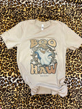Boo Haw Halloween Tee: Comfort and Style in One